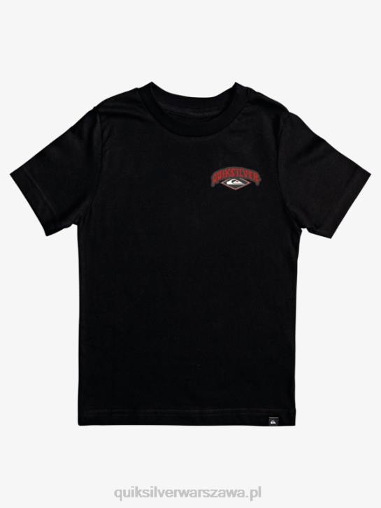 chłopcy Quiksilver 8-16 T-shirt surfer oftune 4DBV2177 czarny