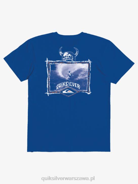 chłopcy Quiksilver 8-16 T-shirt surfer oftune 4DBV2178 nurkowanie w kolorze niebieskim