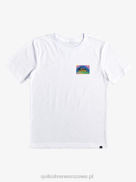 chłopcy Quiksilver 8-16 kolorowych t-shirtów 4DBV2172 biały