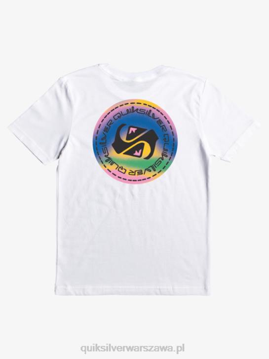 chłopcy Quiksilver 8-16 kolorowych t-shirtów 4DBV2172 biały
