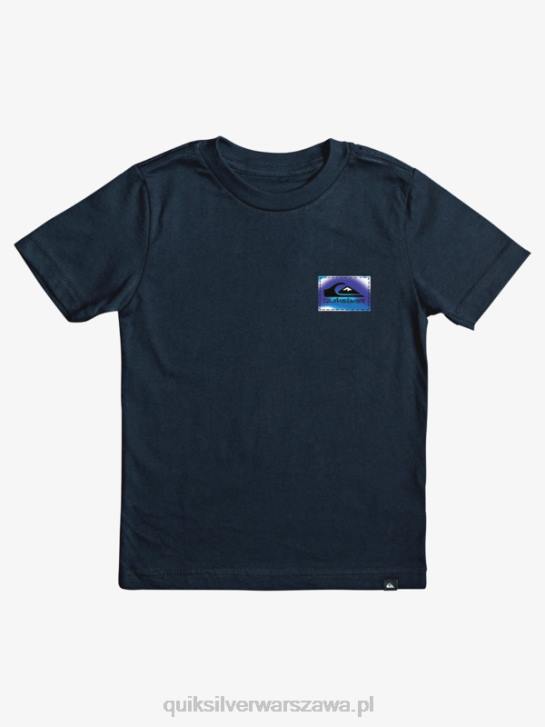 chłopcy Quiksilver 8-16 kolorowych t-shirtów 4DBV2174 granatowa marynarka