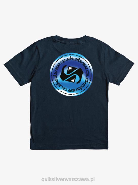 chłopcy Quiksilver 8-16 kolorowych t-shirtów 4DBV2174 granatowa marynarka