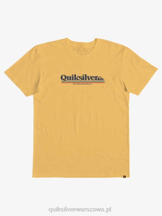 chłopcy Quiksilver 8-16 koszulka między wierszami 4DBV2089 jasne złoto