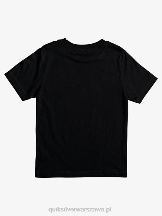 chłopcy Quiksilver 8-16 koszulka między wierszami 4DBV2091 czarny