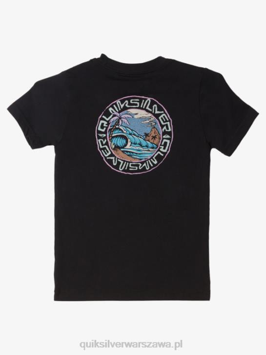 chłopcy Quiksilver Koszulka 2-7 słonych opowieści 4DBV1952 czarny