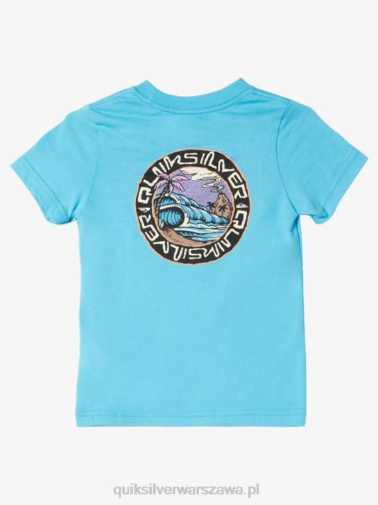 chłopcy Quiksilver Koszulka 2-7 słonych opowieści 4DBV1953 rzeczny błękit