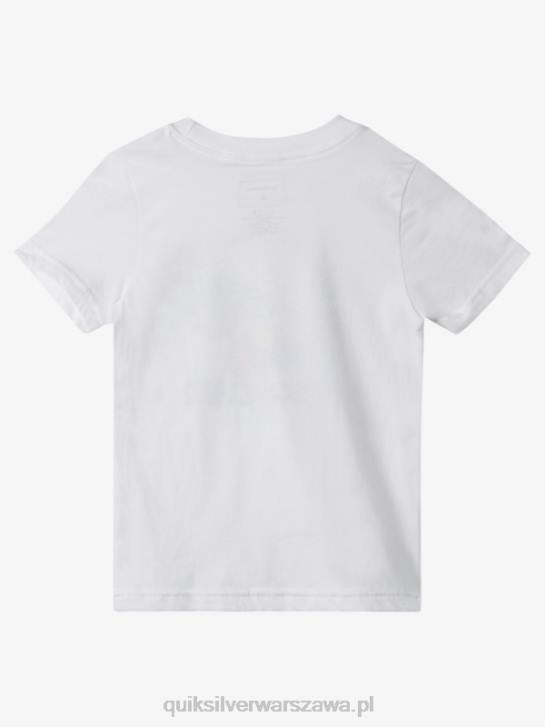 chłopcy Quiksilver Koszulka 2-7 spokojny umysł 4DBV1937 biały