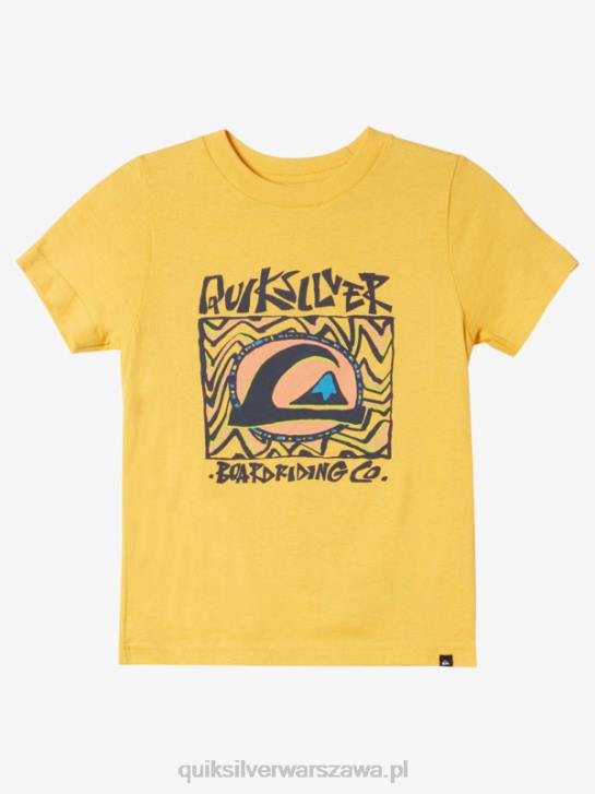 chłopcy Quiksilver Koszulka 2-7 w słońcu o północy 4DBV1964 żółtko żółte