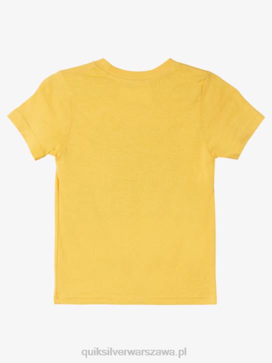 chłopcy Quiksilver Koszulka 2-7 w słońcu o północy 4DBV1964 żółtko żółte