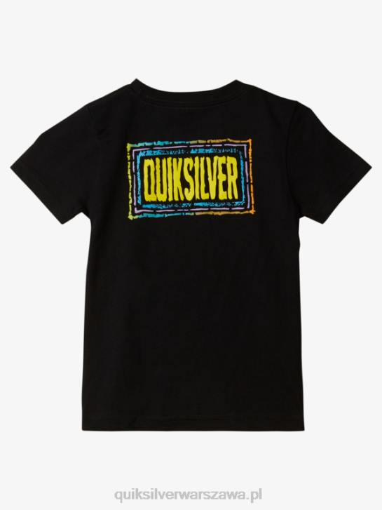 chłopcy Quiksilver Koszulka 2-7 z efektem echa 4DBV1947 czarny