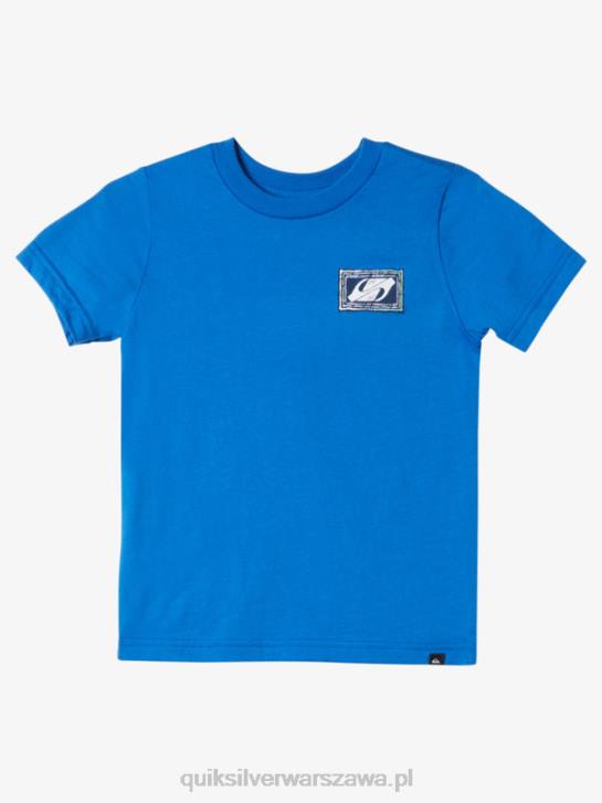 chłopcy Quiksilver Koszulka 2-7 z efektem echa 4DBV1948 morze tureckie