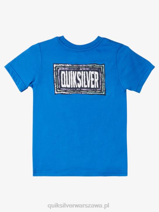 chłopcy Quiksilver Koszulka 2-7 z efektem echa 4DBV1948 morze tureckie