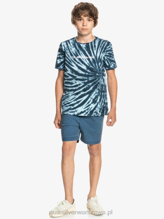 chłopcy Quiksilver Koszulka 8-16 wszechstronna 4DBV2311 zwiewny niebieski