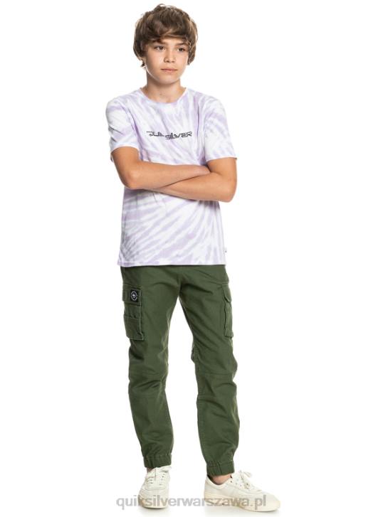 chłopcy Quiksilver Koszulka 8-16 wszechstronna 4DBV2312 biały