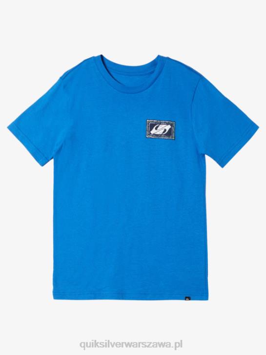 chłopcy Quiksilver Koszulka 8-16 z efektem echa 4DBV1979 morze tureckie