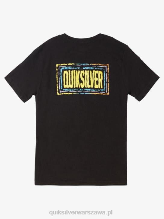 chłopcy Quiksilver Koszulka 8-16 z efektem echa 4DBV1981 czarny