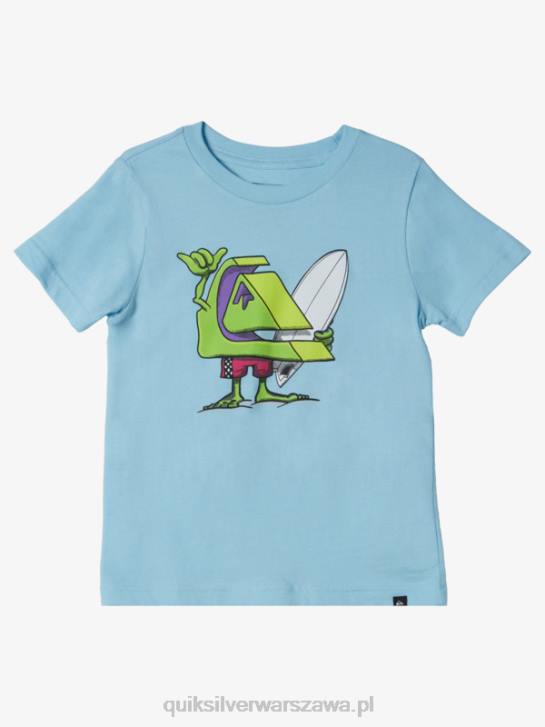 chłopcy Quiksilver Koszulka surfingowa 2-7 4DBV2160 niebieskie niebo