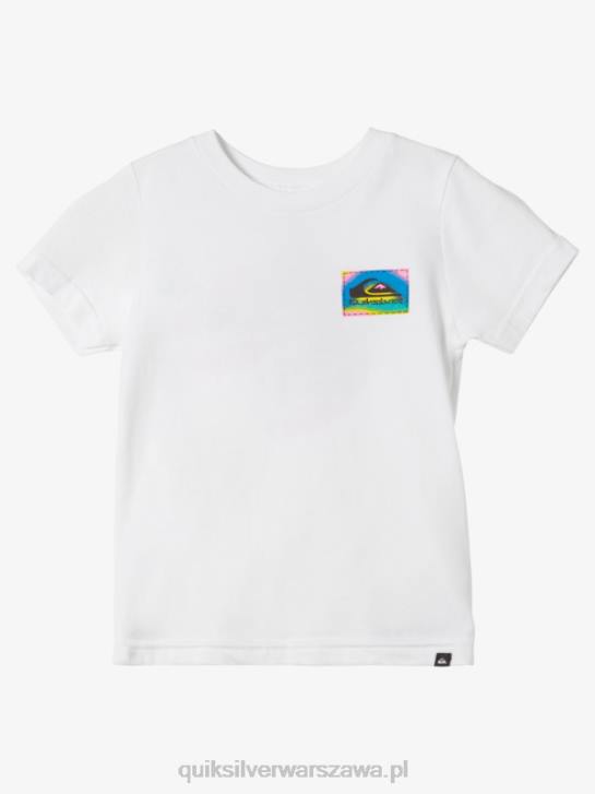 chłopcy Quiksilver Przepływowa koszulka w 2-7 kolorach 4DBV2094 biały
