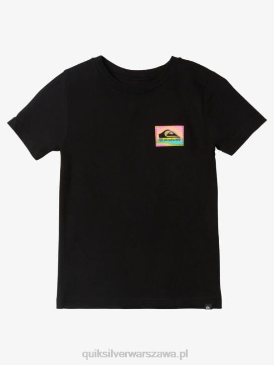 chłopcy Quiksilver Przepływowa koszulka w 2-7 kolorach 4DBV2095 czarny