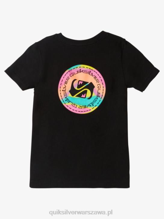 chłopcy Quiksilver Przepływowa koszulka w 2-7 kolorach 4DBV2095 czarny