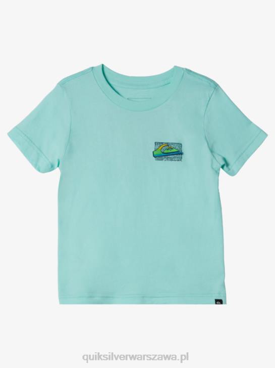chłopcy Quiksilver T-shirt w stylu retro 2-7 4DBV2143 szkło plażowe