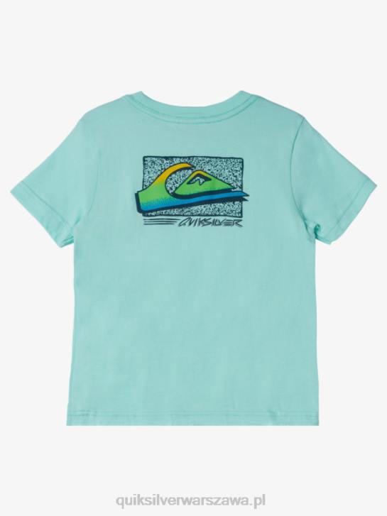 chłopcy Quiksilver T-shirt w stylu retro 2-7 4DBV2143 szkło plażowe