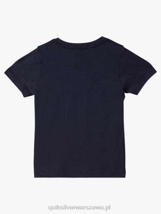 chłopcy Quiksilver Tradycyjna koszulka 2-7 rad 4DBV1959 granatowa marynarka