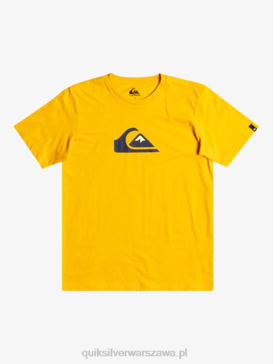chłopcy Quiksilver logo firmy - koszulka 4DBV2316 złoty pręt