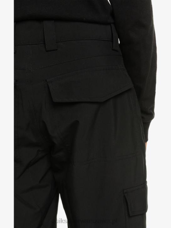 chłopcy Quiksilver 8-16 Porter ocieplane czarne spodnie śnieżne 4DBV2258 prawdziwa czerń
