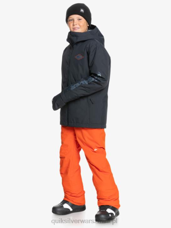 chłopcy Quiksilver 8-16 kombi ocieplane pomarańczowe spodnie narciarskie 8-16 4DBV2291 puree z dyni