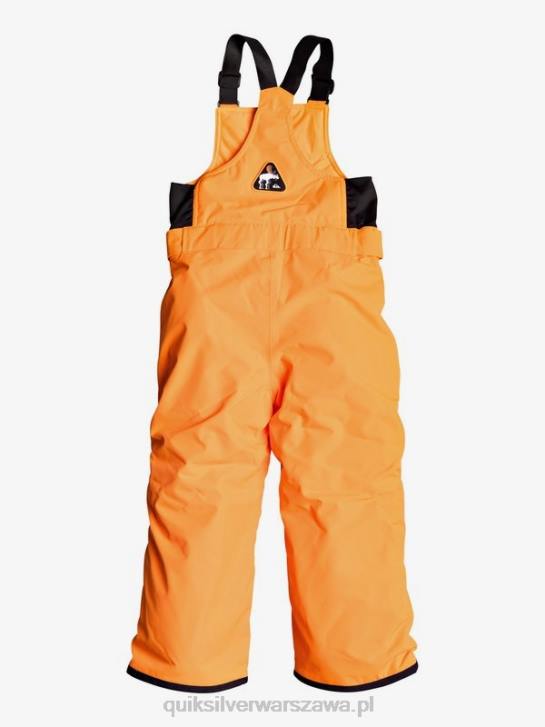 chłopcy Quiksilver Pomarańczowe, ocieplane spodnie narciarskie 2-7 boogie 4DBV2295 szokująca pomarańcza