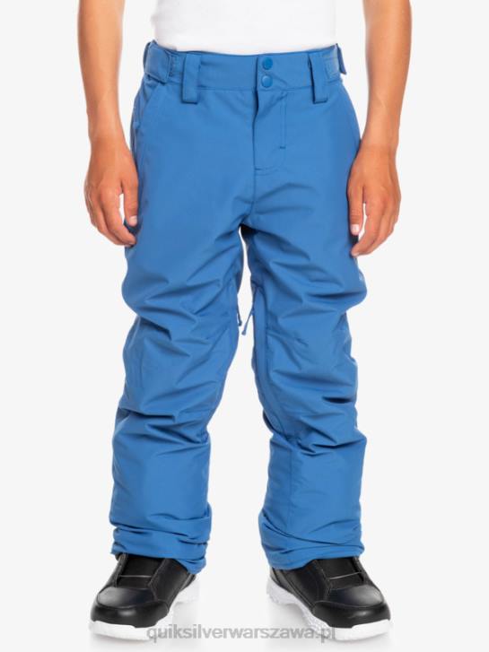 chłopcy Quiksilver Spodnie narciarskie 8-16 kombi 4DBV2294 jasny kobalt