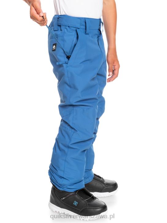 chłopcy Quiksilver Spodnie narciarskie 8-16 kombi 4DBV2294 jasny kobalt