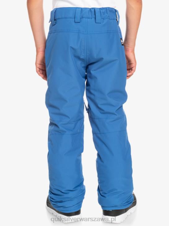 chłopcy Quiksilver Spodnie narciarskie 8-16 kombi 4DBV2294 jasny kobalt