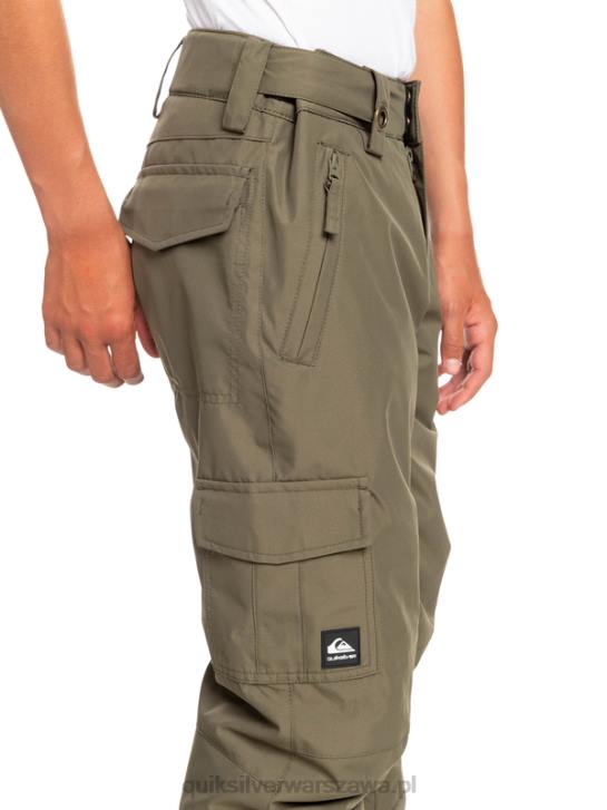 chłopcy Quiksilver Śniegowce porterowe 8-16 4DBV2259 liść winogronowy