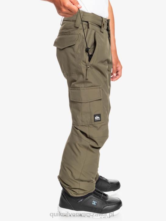 chłopcy Quiksilver Śniegowce porterowe 8-16 4DBV2259 liść winogronowy