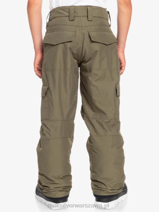 chłopcy Quiksilver Śniegowce porterowe 8-16 4DBV2259 liść winogronowy