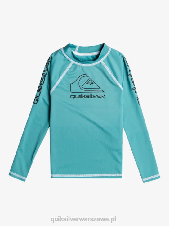 chłopcy Quiksilver 2-7 on tour z długim rękawem upf 50 rashguard 4DBV2221 bretoński niebieski