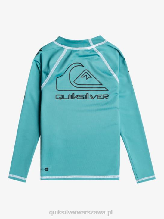 chłopcy Quiksilver 2-7 on tour z długim rękawem upf 50 rashguard 4DBV2221 bretoński niebieski