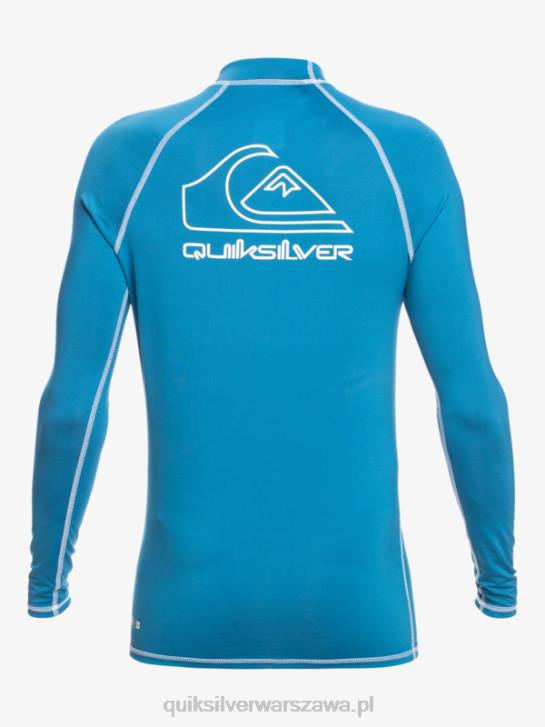 chłopcy Quiksilver 2-7 on tour z długim rękawem upf 50 rashguard 4DBV2222 Vallarta niebieski