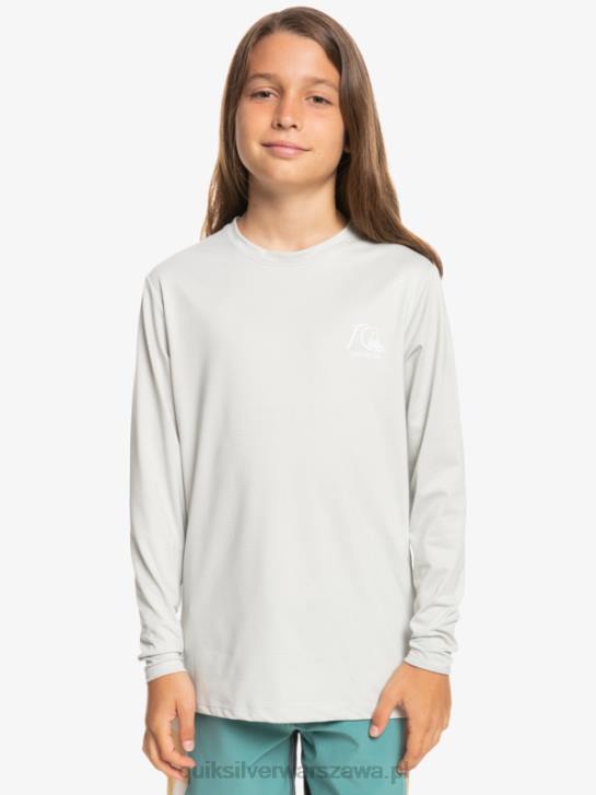chłopcy Quiksilver 8-16 Heritage Heather koszulka surfingowa upf 50 z długimi rękawami 4DBV2198 szary fioletowy wrzos