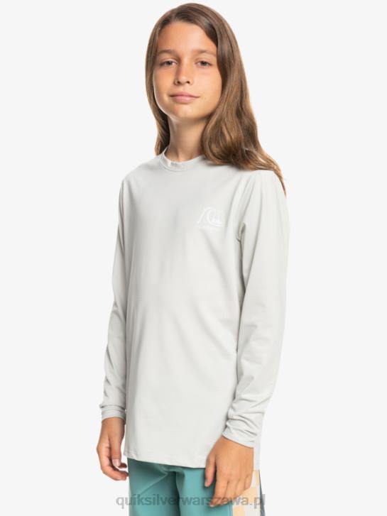 chłopcy Quiksilver 8-16 Heritage Heather koszulka surfingowa upf 50 z długimi rękawami 4DBV2198 szary fioletowy wrzos