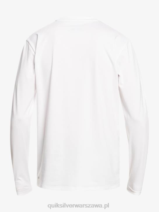 chłopcy Quiksilver 8-16 Solid Smuga Ls Youth l/sl koszulka surfingowa 4DBV2118 biały