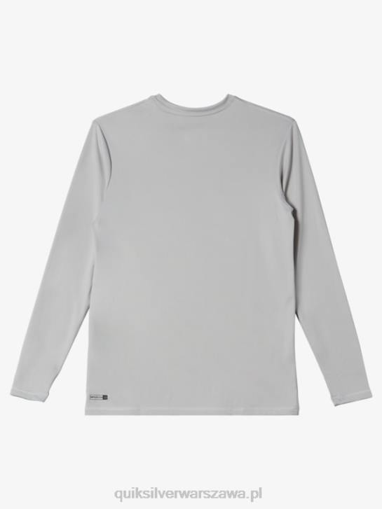 chłopcy Quiksilver 8-16 Solid Smuga Ls Youth l/sl koszulka surfingowa 4DBV2119 szary fiolet