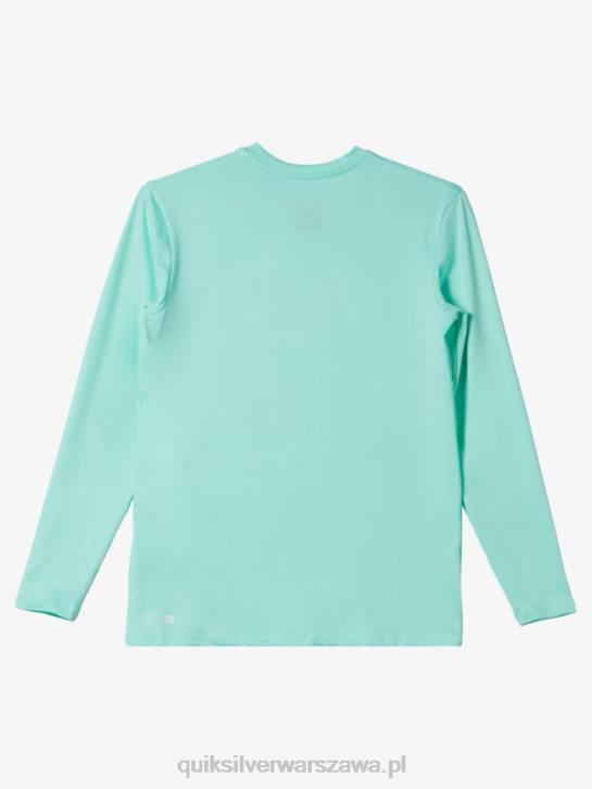 chłopcy Quiksilver 8-16 Solid Smuga Ls Youth l/sl koszulka surfingowa 4DBV2120 szkło plażowe