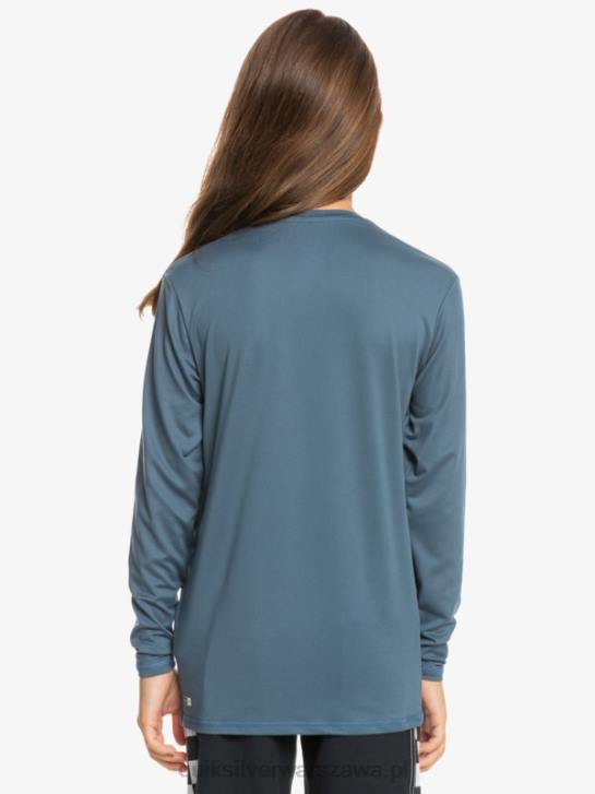 chłopcy Quiksilver 8-16 Solid Smuga Ls Youth l/sl koszulka surfingowa 4DBV2121 morze Beringa