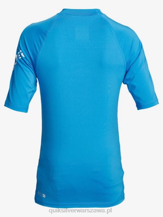 chłopcy Quiksilver 8-16 cały czas z krótkim rękawem upf 50 rashguard 4DBV2244 świąteczny