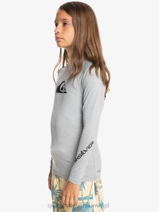 chłopcy Quiksilver 8-16 koszulka surfingowa all time ls young l/sl 4DBV2096 wrzos ze śniegiem