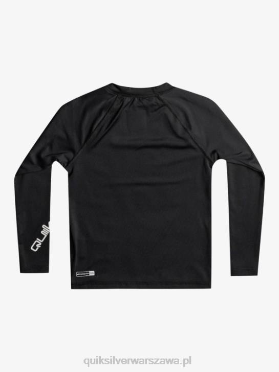 chłopcy Quiksilver Koszulka surfingowa 2-7 wszechczasów ls l/sl 4DBV2074 czarny