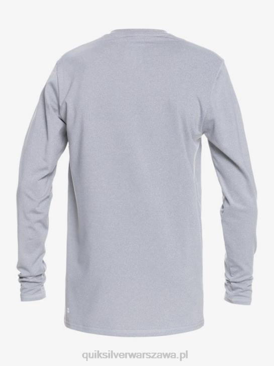 chłopcy Quiksilver Koszulka surfingowa Heritage Heather z długim rękawem i upf 50 w rozmiarze 8-16 4DBV2261 wrzos ze śniegiem